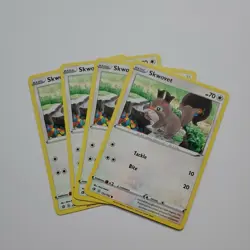 4 Skwovet 151/192 Common Pokemon TCG Sword & Shield Rebel Clash - Image 1
