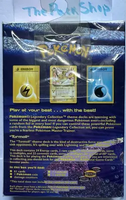 Pokemon Legendary Collection Turmoil Theme Deck Factory Sealed WOTC Vintage - Image 2