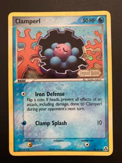 Pokemon TCG - NM/M Clamperl Reverse Holo Stamped 51/92 Legend Maker - Image 1