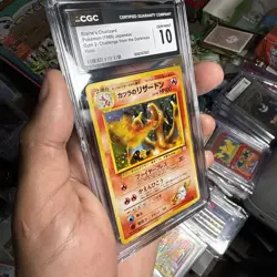 CGC 10 Blaine's Charizard Pokemon 1999 Holo Gym 2 Challenge Japanese - Image 4