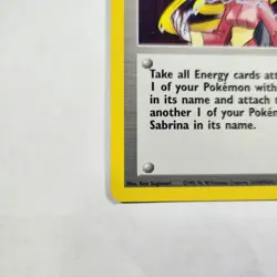 Sabrina 20/132 - Holo Rare -Pokemon TCG - Gym Challenge - NM - Image 5