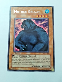 Yu-Gi-Oh! TCG Mother Grizzly Magic Ruler MRL-090 1st Edition Rare - Uncirculated - Image 1
