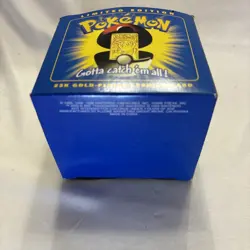 POKEMON BURGER KING 23K GOLD CARD PIKACHU - UNOPENED - Image 5
