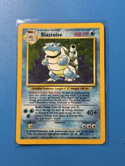 Pokemon TCG Blastoise Base Set 2 Holo Foil Rare Card 2 /130 LP - Image 1