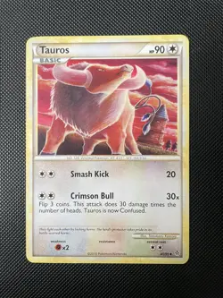 Pokemon Card Tauros 41/95 Unleashed LP - Image 1