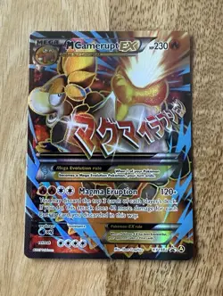 M Camerupt EX XY198A Alternate Art Holo Full Art Pokemon Card - Image 1