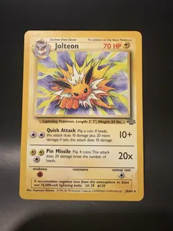 Jolteon 20/64 Rare Non-Holo Jungle Set Pokemon Card - Image 1