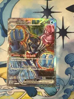 Palafin eX 151/131 Pokemon TCG Card Scarlet & Violet Prismatic Evolutions 2025 - Image 1