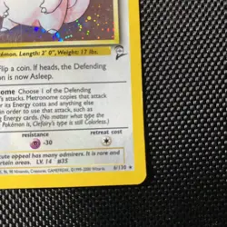 Clefairy Holo 6/130 2001 Base Set Rare WOTC Pokemon Card TCG *Swirl* - Image 4