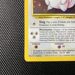 Clefairy Holo 6/130 2001 Base Set Rare WOTC Pokemon Card TCG *Swirl* - Image 5