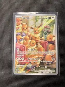 Pokemon TCG Eevee Card Twilight Masquerade IR 188/167 Near Mint Condition - Image 1