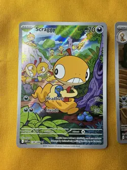 Pokemon White Flare Card Set Scraggy 138/086 And Scrafty 139/086 NM IR English - Image 3