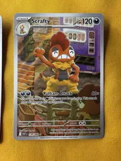 Pokemon White Flare Card Set Scraggy 138/086 And Scrafty 139/086 NM IR English - Image 5
