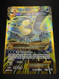 Primal Kyogre EX Full Art Holo Ultra Rare Card 96/98 XY-Ancient Origins NM+ - Image 3