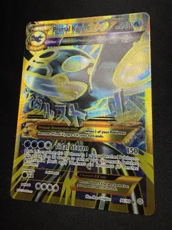 Primal Kyogre EX Full Art Holo Ultra Rare Card 96/98 XY-Ancient Origins NM+ - Image 5