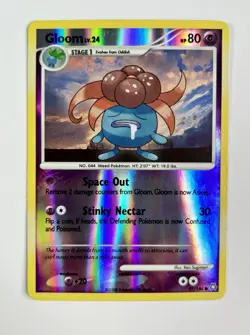 Gloom 97/146 Reverse Holo Legends Awakened Pokemon Card * Light Play - Image 1