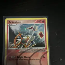 Arceus AR3 Platinum: Arceus Holo Rare Pokemon Card NM - Image 3