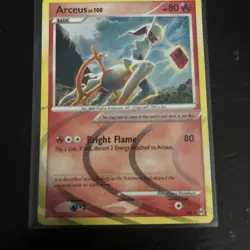 Arceus AR3 Platinum: Arceus Holo Rare Pokemon Card NM - Image 4