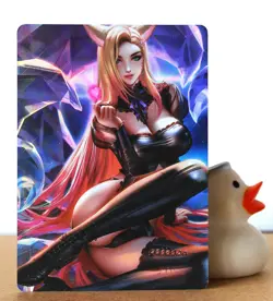 ACG Hentai sexy Card - K/DA Ahri - League of Legends - Full Art sexy waifu ¥¥ - Image 4