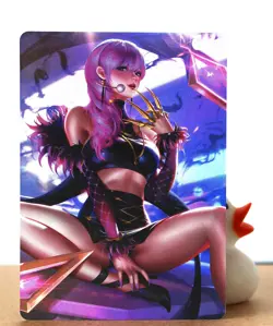 ACG Hentai sexy Card - K/DA Evelynn League of Legends - Full Art sexy waifu ¥¥ - Image 4