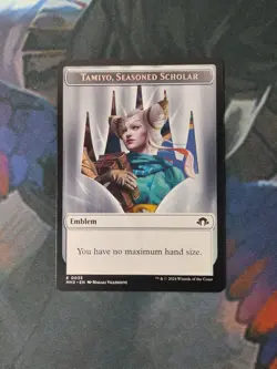 Tamiyo, Seasoned Scholar - Emblem | 7% Off 2+ | MH3 | NM | MTG - Image 1