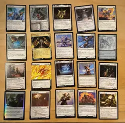 Magic The Gathering Lot Of 20 White Cards Including Rares and Mythics NM - Image 1
