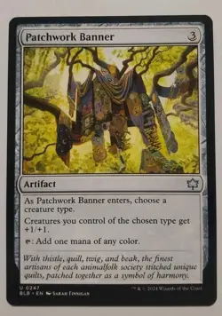 Patchwork Banner Bloomburrow Regular - Image 1