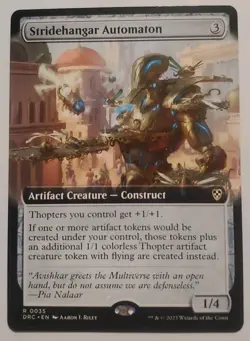 Stridehangar Automaton (Extended Art) Commander: Aetherdrift Regular - Image 1