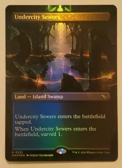 Murders at Karlov Manor Variants Foil: Undercity Sewers (Borderless) - Image 1