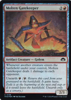 Molten Gatekeeper Modern Horizons 3 Foil NM 128 - Image 1