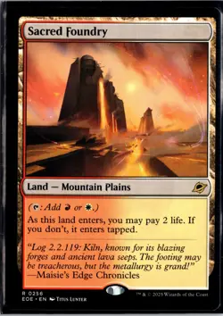 Sacred Foundry Normal R Edge of Eternities 256 NM - Image 1