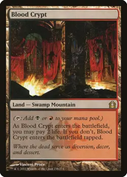 MTG Blood Crypt - Return to Ravnica (Near Mint) - Image 1