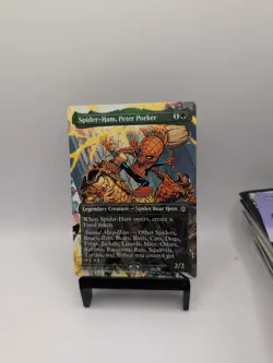 MTG Spider-Ham, Peter Porker 0201 Regular (Borderless) Marvel's Spider-Man NM - Image 1