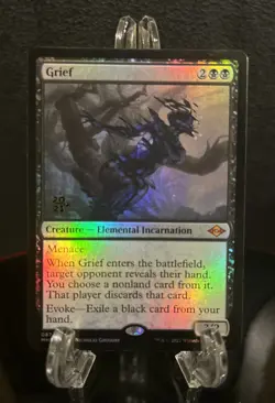 MTG Unplayed / NM Foil Grief From Modern Horizons 2 Prerelease MH2 - Image 1