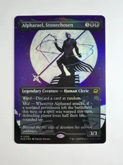 Alpharael, Stonechosen (Borderless) - MTG Edge of Eternities- (Foil)(NM) - Image 1