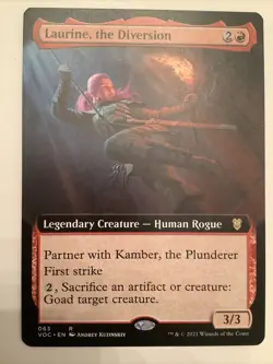MTG VOW: Laurine, the Diversion (Legendary Creature) Extended Art 063 - Image 1