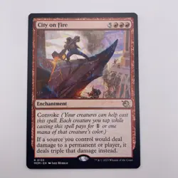 1xMTG City on Fire-March of the Machine-LP - Image 1