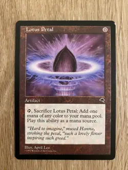Lotus Petal Tempest Moderately Played - Image 1