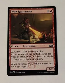 MTG Witty Roastmaster - Streets of New Capenna LP - Image 1