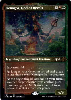 MTG Xenagos, God of Revels (Foil Etched) (541) | NM | Commander Legends {CMR} - Image 2