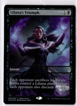 Liliana's Triumph LP* FOIL PROMO War Of The Spark ENGLISH 098/264 -UnltdCards - Image 1