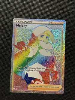 Pokemon Chilling Reign - Melony - 218/198 - Hyper Rainbow Full Art Rare - MINT - Image 2
