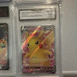 Graded Pokemon Slabs lot of (4) mixed - Image 5