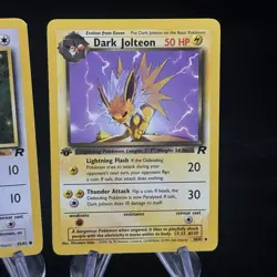 Eevee #55 Dark Jolteon #38 1st Edition Team Rocket 2000 Pokemon LP ⚡ - Image 3