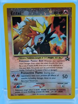 Entei 34 Reverse Holo - Black Star Promo - Pokemon Movie Promo - LP - See Video - Image 1