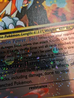 Entei 34 Reverse Holo - Black Star Promo - Pokemon Movie Promo - LP - See Video - Image 4