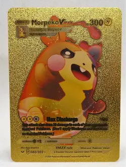 Carte POKEMON DORE - ANGLAISE US Neuf Morpeko Vmax - Image 1