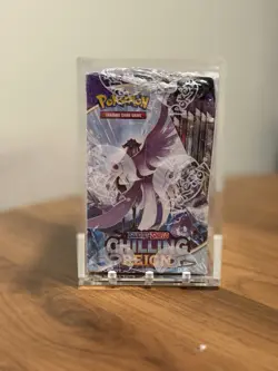 Unopened/Sealed Booster Box Of Pokemon Chilling Reign. Comes With Acrylic Case! - Image 4