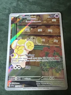 Pokemon TCG Fidough 213/198 Scarlet & Violet Base Illustration Rare Full Art - Image 1