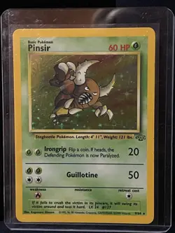 1999 Pokemon Jungle Set Pinsir #9/64 Holo Rare Mint Condition - Image 1
